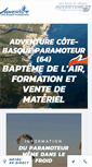 Mobile Screenshot of cotebasqueparamoteur.fr